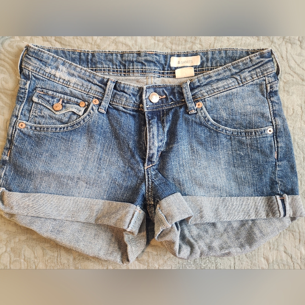 H&M Blue Denim Women Shorts